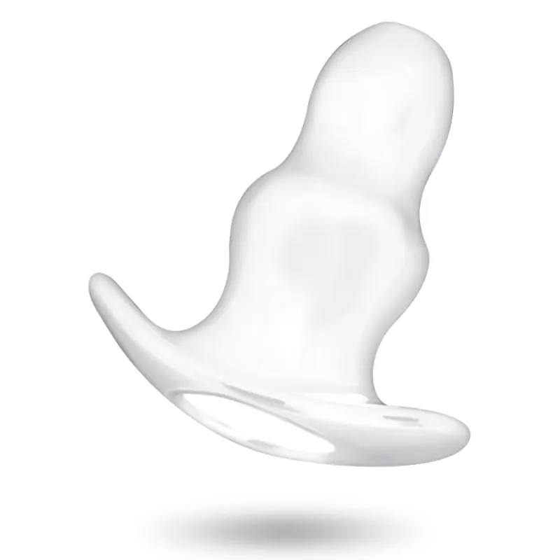 Tunnel Anal Dilatateur Grand Modèle 13 cm Transparent - Addicted