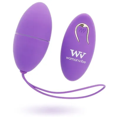 Œuf vibrant télécommandé Alsan violet - Womanvibe