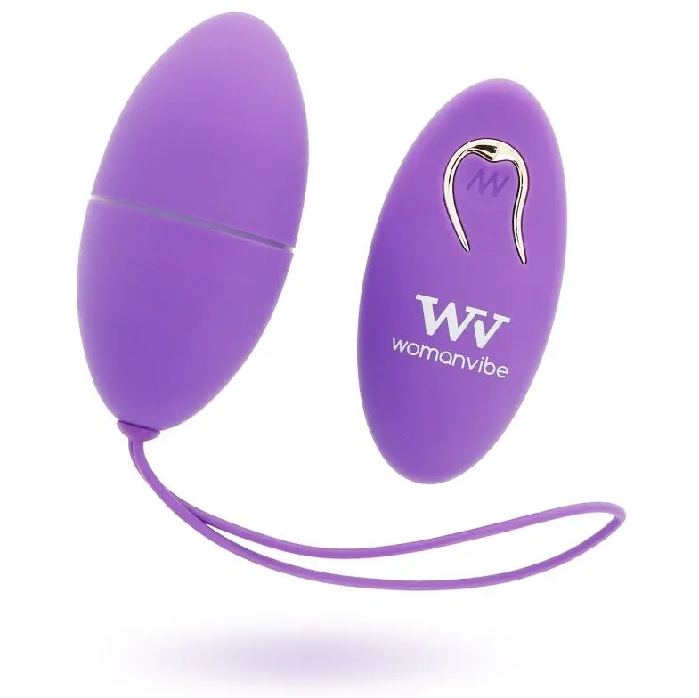 Œuf vibrant télécommandé Alsan violet - Womanvibe