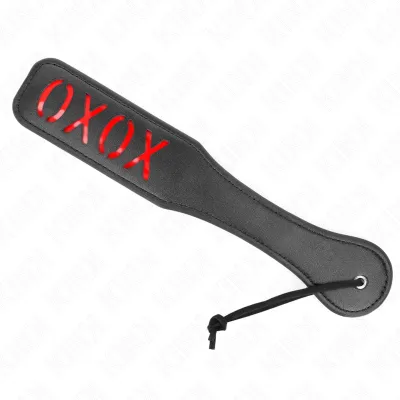 Tapette BDSM 'XOXO' noire 32 cm - Kink