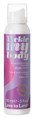 Mousse de massage crépitante TICKLE MY BODY Menthe 150ml
