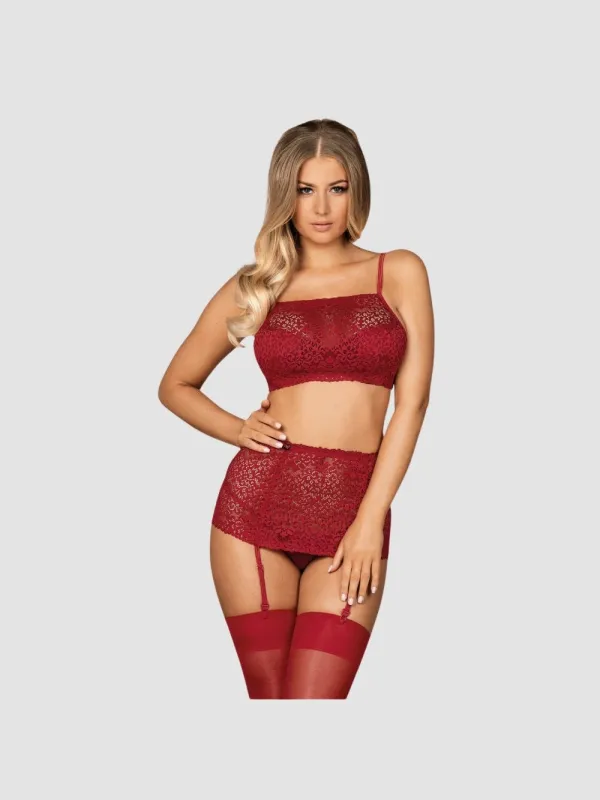 Ensemble 3 Pièces Lividia Bordeaux
