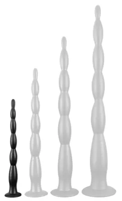 Gode SCALE BEADS S 30 x 3cm Noir