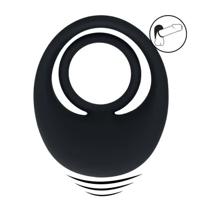 Levelz Anneau Pénien Vibrant et Testiculaire 7,3 cm
