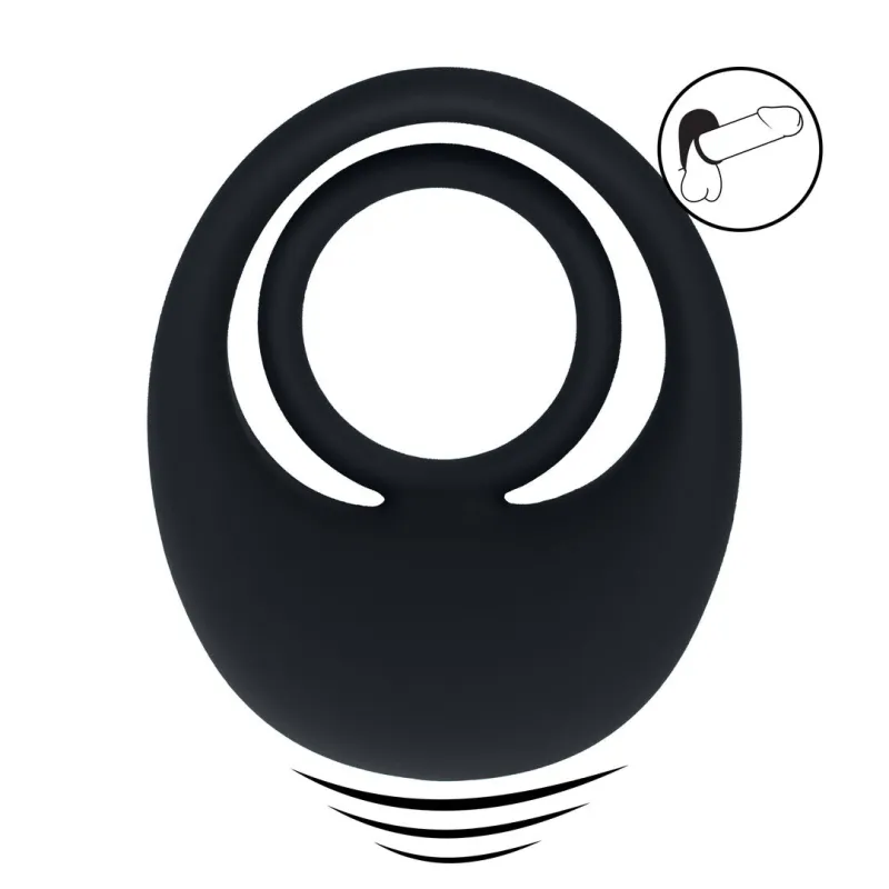 Levelz Anneau Pénien Vibrant et Testiculaire 7,3 cm