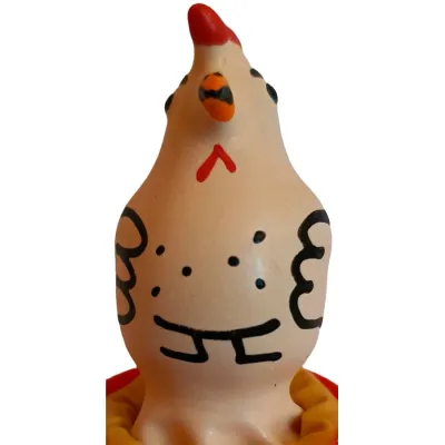 Préservatif Fantaisie Peint à la Main Coq Cocky - Condomerie