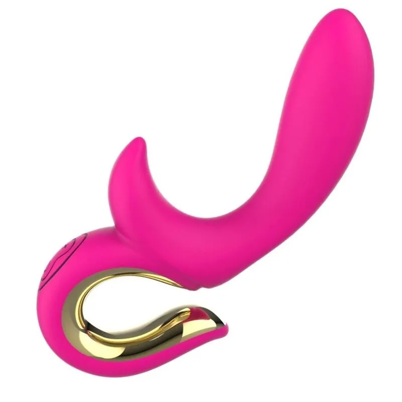 Vibromasseur Rabbit Lulu Rose 7 Modes Poussée USB - Nalone