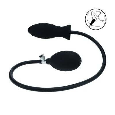 Levelz Ribbed Anal Plug Gonflable 12 cm