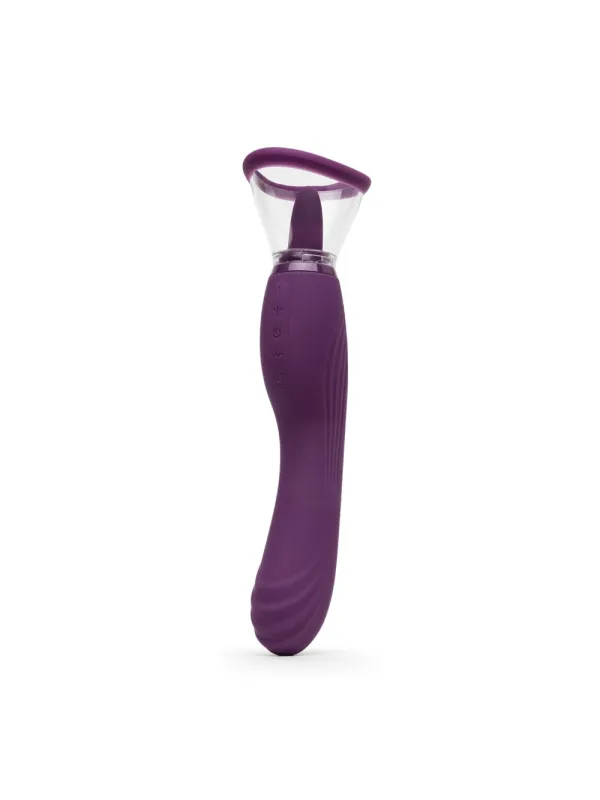 Pompe à vagin avec langue vibrante Lick Me