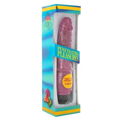 Vibromasseur flexible réaliste Jelly lilas - Seven Creations