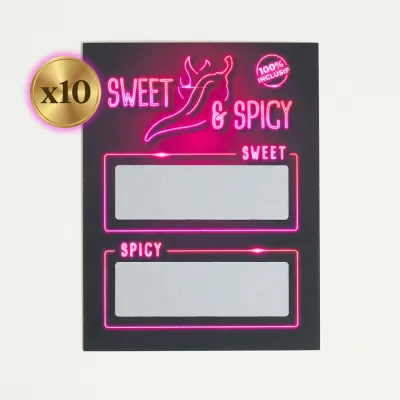 Jeu de grattage Sweet & Spicy