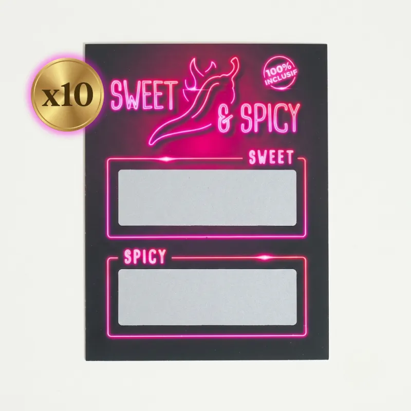 Jeu de grattage Sweet & Spicy