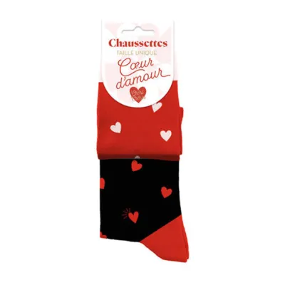 Chaussettes Coeur d'amour - Unique 36-42