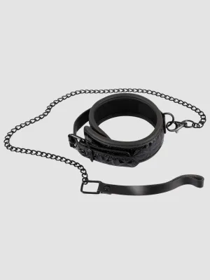 Collier Choker & Laisse Noir