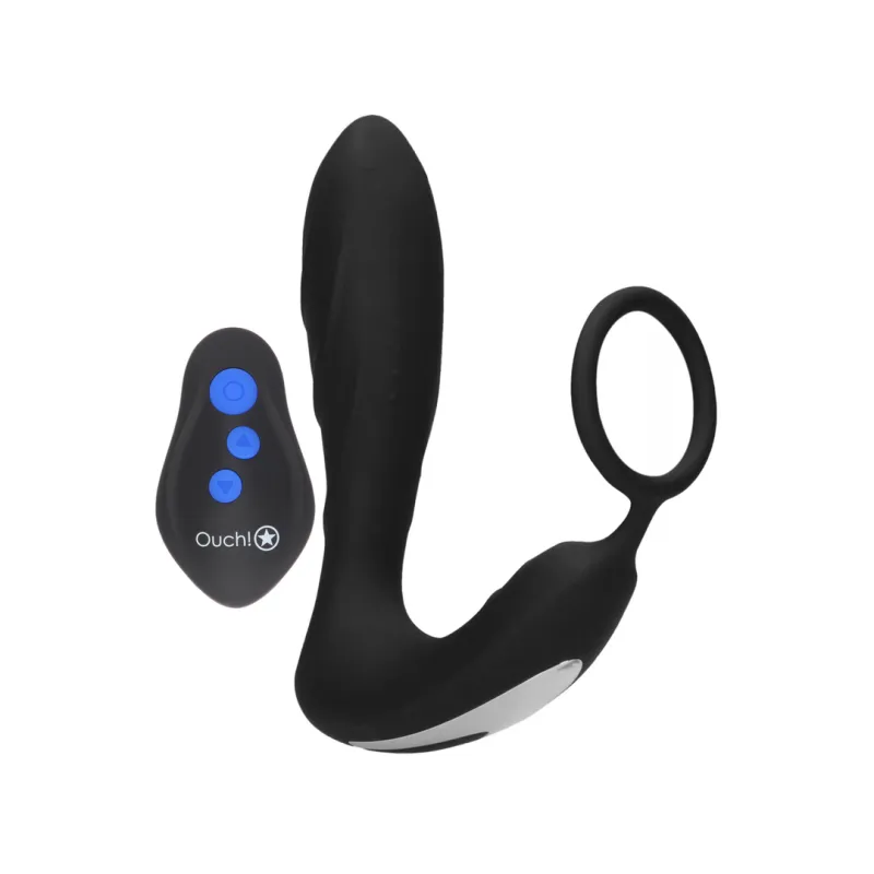 Ouch! E-stim Plug Anal Vibrant 14 cm