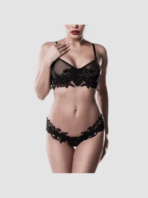 Ensemble 2 Pièces Dentelle 20013 Romantic Noir