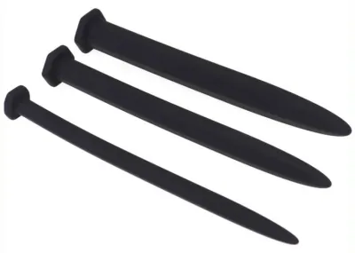 Kit de 3 Tiges d'urètre en silicone HEXAGON 15cm - Diamètres 8-12-16mm