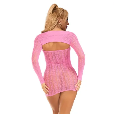 Robe Réseille Transparente Subblime Rose Taille Unique - Subblime