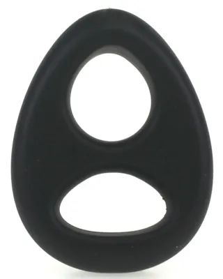 Ballstretcher en silicone HOLE COCK Noir