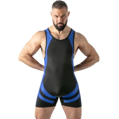 Débardeur Open Access Bleu Taille S - Locker Gear
