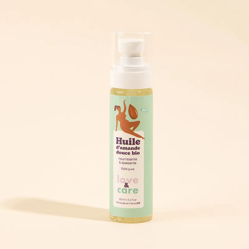 Huile de massage amande douce Bio Love&Care