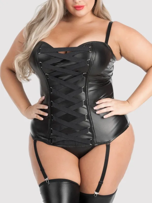 Guêpière Fierce Wetlook Noir GT