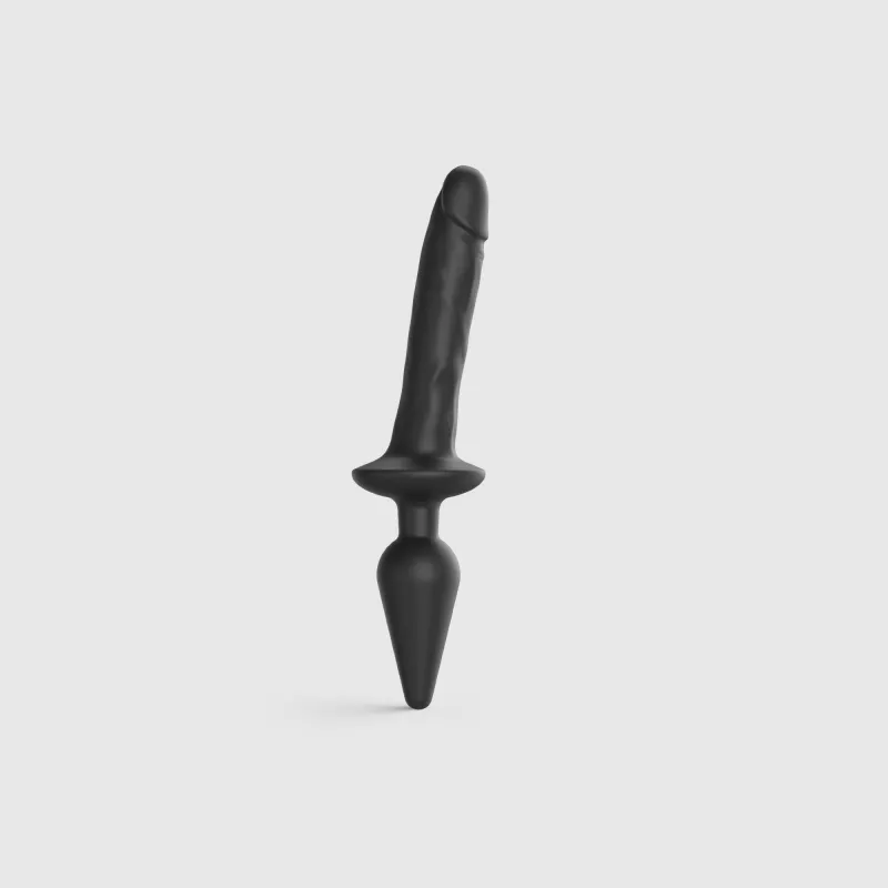 Switch Plug-In Realistic Dildo Noir