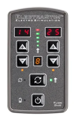 Contrôleur d'électrostimulation ElectraStim FLICK DUO 25 intensités