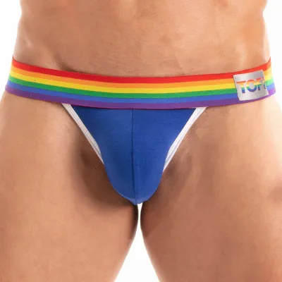 TOF Paris Jockstrap PRIDE JOCK Bleu