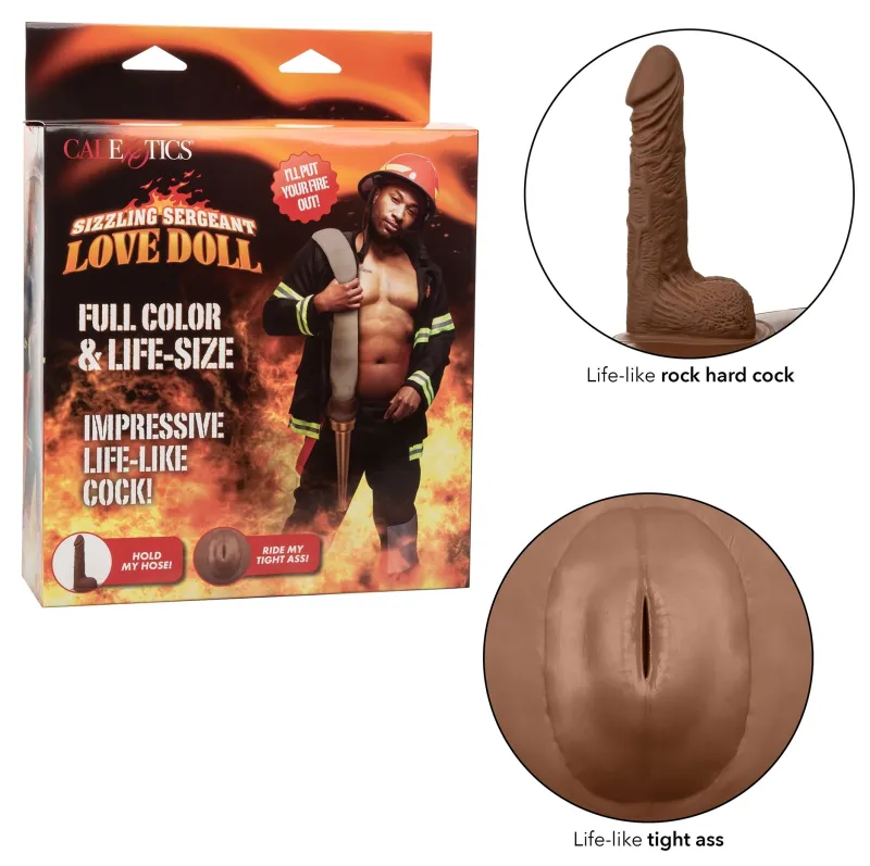 Poupée gonflable Homme SIZZLING SERGEANT Sexe 15cm