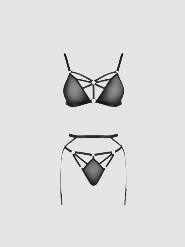 Ensemble 3 Pièces Meggy Noir Devil Collection