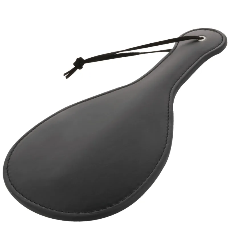 Paddle BDSM forme arrondie noir - Darkness
