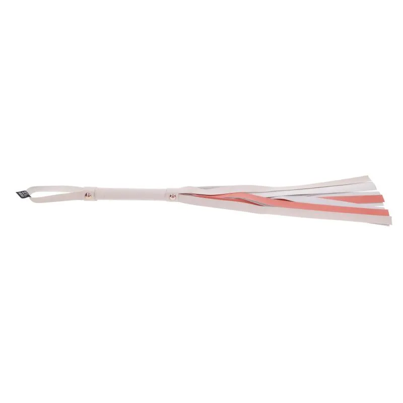 Sportsheets – S&M Peaches ‘n CreaMe Flogger Rayé – Cream & Orange