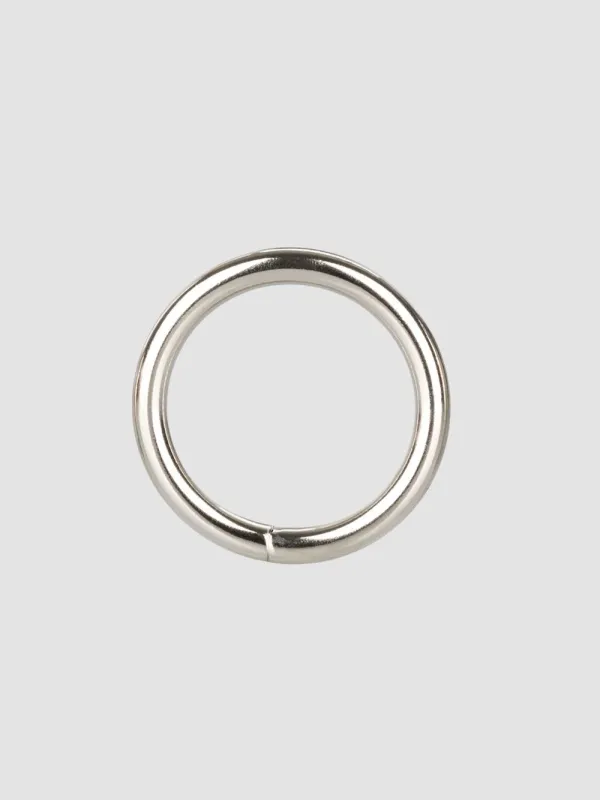 Cockring Metal Silver Ring Large