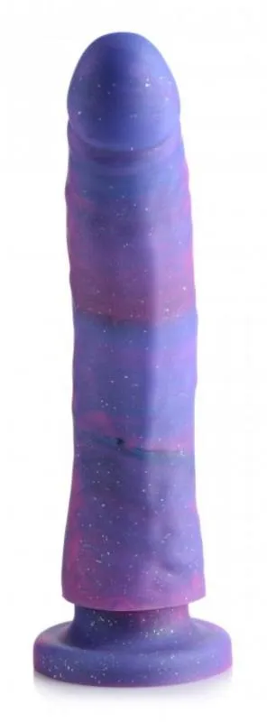 Strap U - Magic Stick Godemiché en silicone avec paillettes - 20 cm