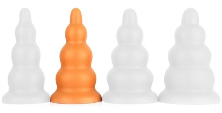 Plug en silicone TOWER M 18 x 8cm