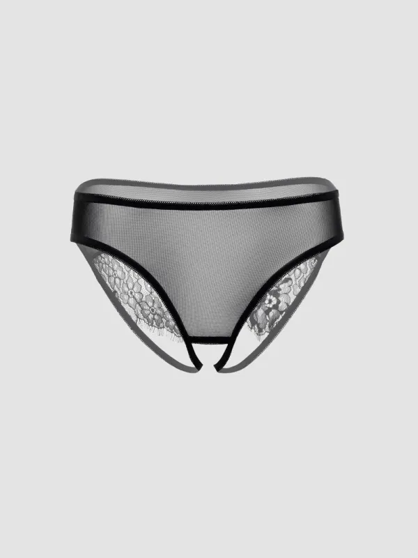 Culotte Ouverte Nicolette Noire