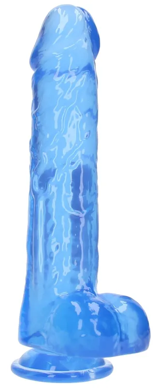 Gode CRYSTAL CLEAR 21 x 5.5cm Bleu