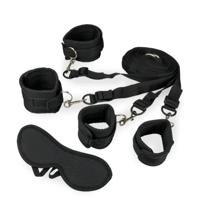 Attaches de lit BDSM et masque pour les yeux Blind Trust