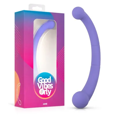Good Vibes Only - Vibromasseur Double Extrémité Jane - Violet