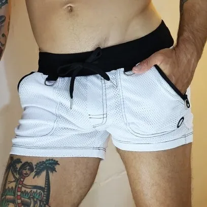 Short HOOK UP Breedwell Blanc