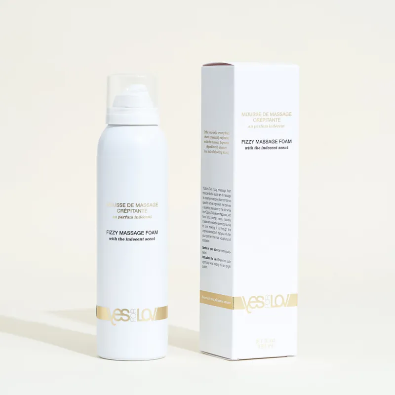 Mousse de massage crépitante YESforLOV -   Indécent