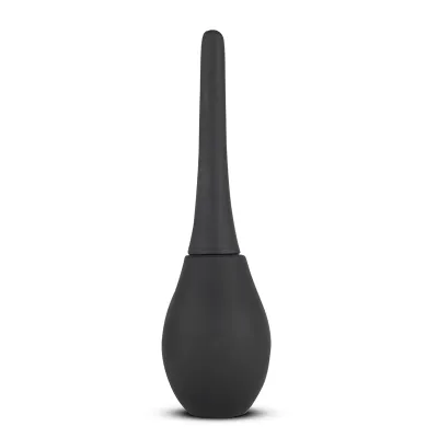EasyToys - Poire à lavement en silicone - Noir