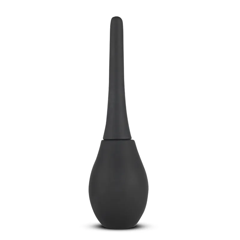 EasyToys - Poire à lavement en silicone - Noir
