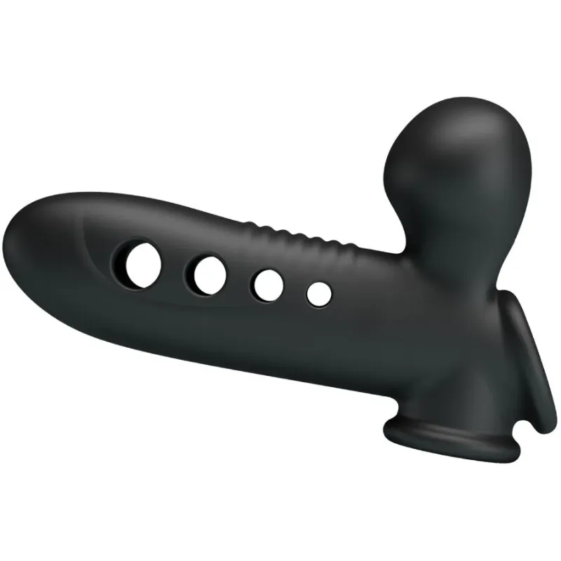 Gaine Pénis Gonflable Pretty Love Anneau Testiculaire Noir
