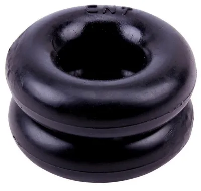Lot de 2 Anneaux péniens flexibles DONUT Noir