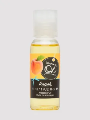 Huile de massage embrassable à la pêche Oh! 30 ml