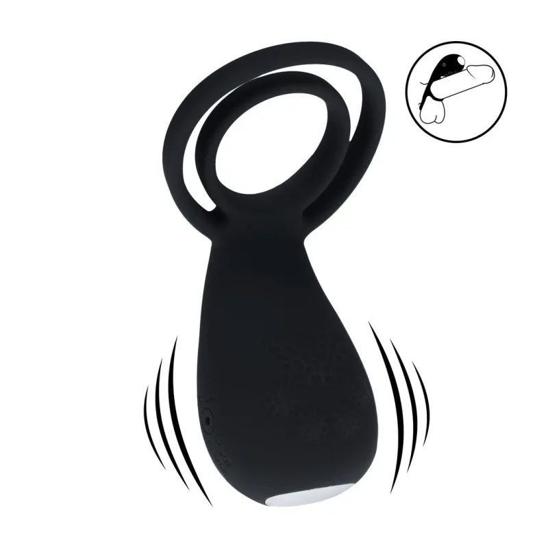 Levelz Anneau Pénien Vibrant et Testiculaire 5,6 cm