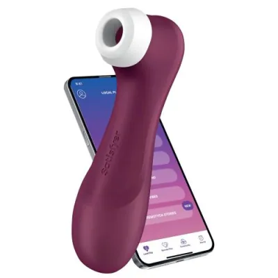 Satisfyer Pro 2 Generation 3 Vibromasseur à Pression d'air Liquid Air Avec App Violet
