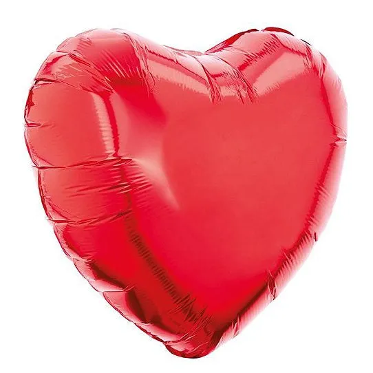 Ballon cœur gonflable - 45cm -